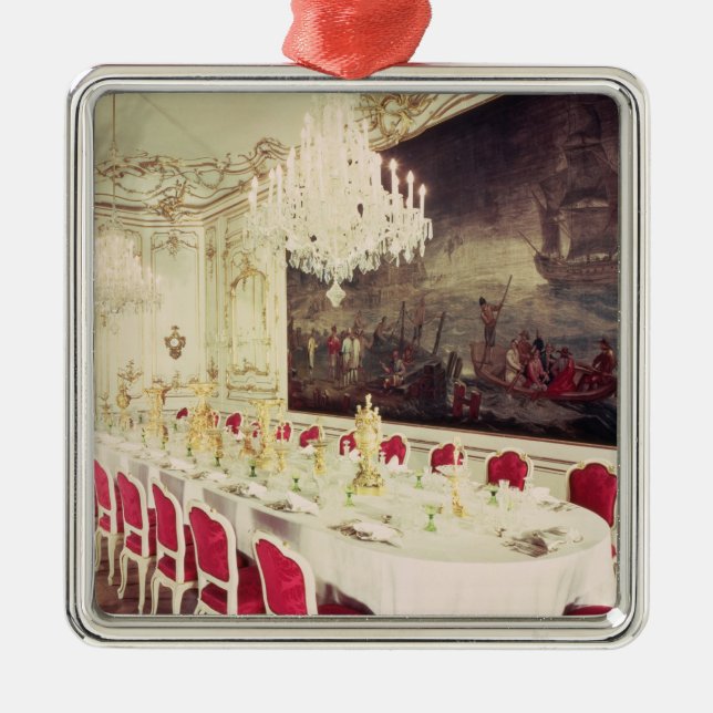 Adorno Metálico Sitio que banquetea, diseño ideado por Nicolás (Frente)