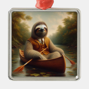 Adorno Metálico Slots In A Canoe