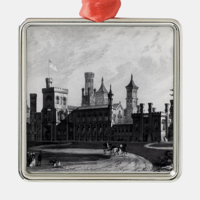 Adorno Metálico Smithsonian Institution del oeste del sur (Frente)