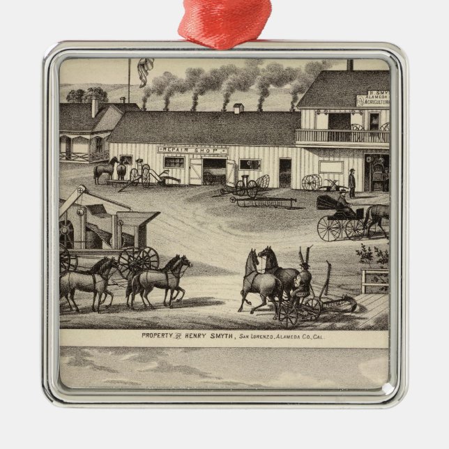 Adorno Metálico Smyth, propiedades de Adams (Frente)