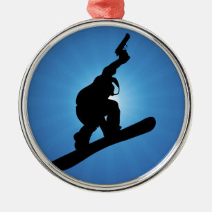 Adorno Metálico Snowboard Outlaw