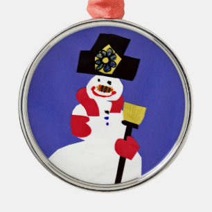 Adorno Metálico Snowman por VictoriaShaylee