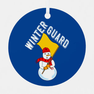 Adorno Metálico Snowman Winter Guard
