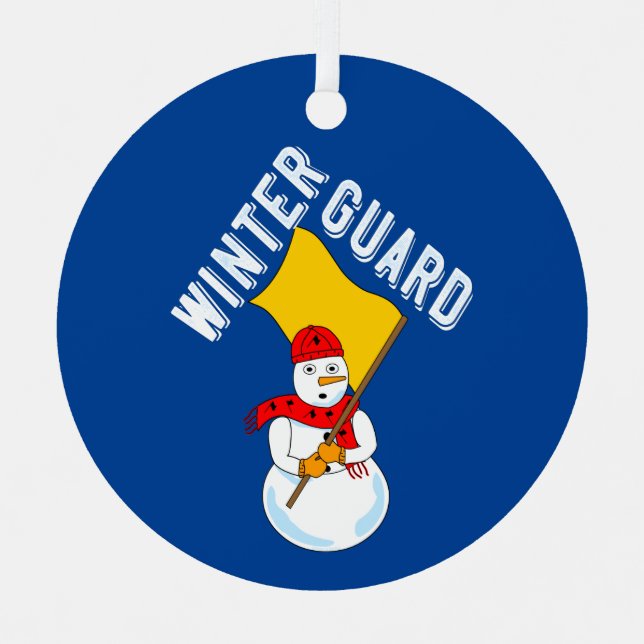 Adorno Metálico Snowman Winter Guard (Anverso)