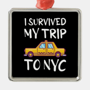 Adorno Metálico Sobreviví A Mi Viaje A Nueva York