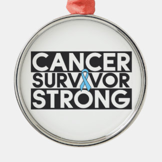 Adorno Metálico Sobreviviente de cáncer de próstata fuerte