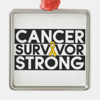 Adorno Metálico Sobreviviente de cáncer infantil fuerte