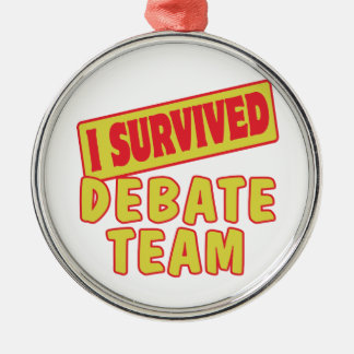 ADORNO METÁLICO SOBREVIVIR AL EQUIPO DE DEBATE