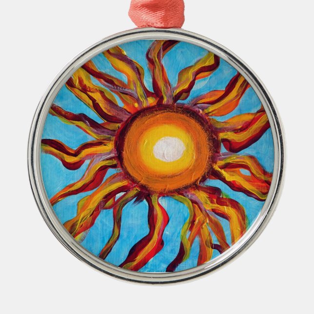 Adorno Metálico Sol salvaje (Frente)