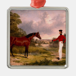 Adorno Metálico Soldado con el caballo de un oficial