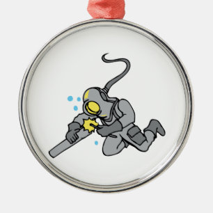 Adorno Metálico Soldador subacuático