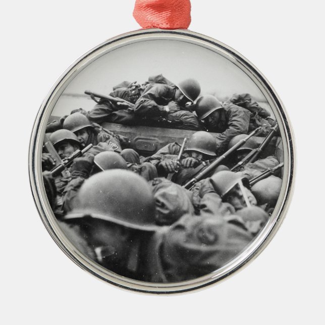 Adorno Metálico Soldados aliados de la Segunda Guerra Mundial que (Frente)