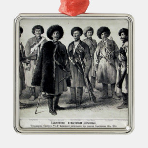 Adorno Metálico Soldados rusos