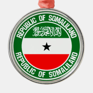 Adorno Metálico Somaliland Round Emblem