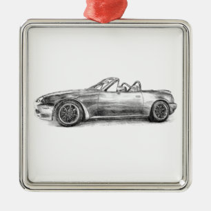 Adorno Metálico Sombra de plata MX5