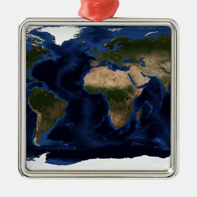 Adorno Metálico Sombreado topográfico y batimétrico de tierra comp (Frente)