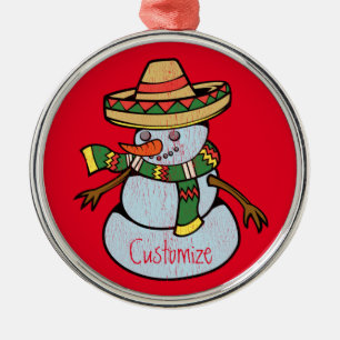 Adorno Metálico Sombrero mexicano Santa Thunder_Cove