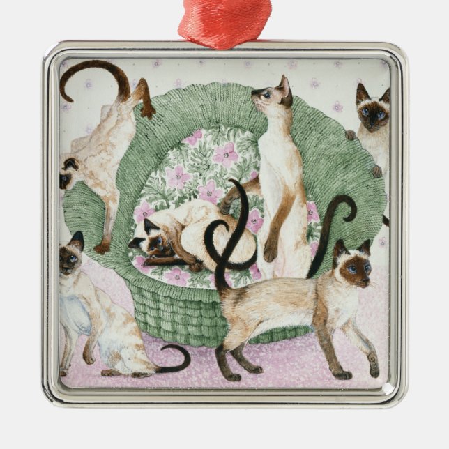 Adorno Metálico Somos siameses si usted por favor (Frente)