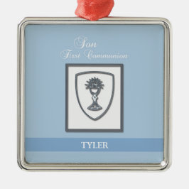 Adorno Metálico Son, primer cáliz plateado de la comunión