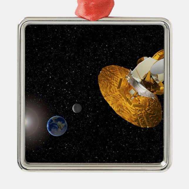 Adorno Metálico Sonda de anisotropía por microondas de Wilkinson (Frente)