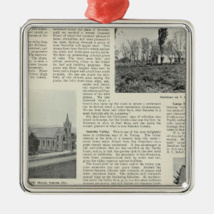 Adorno Metálico Sonoma, California