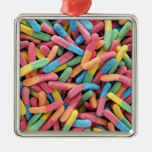 Adorno Metálico Sour Gummy Worms
