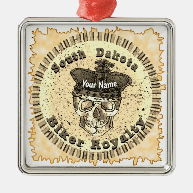 Adorno Metálico South Dakota Biker  (Frente)