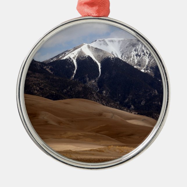 Adorno Metálico Souvenir del parque nacional Great Sand Dunes (Frente)