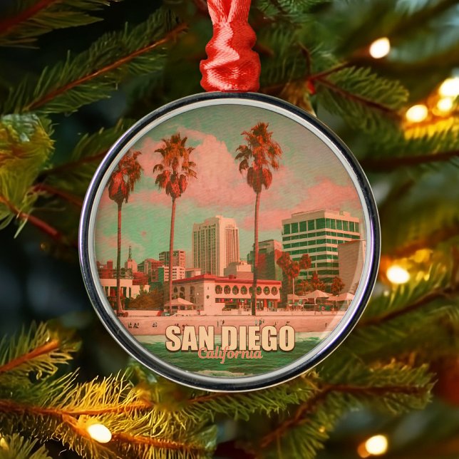 Adorno Metálico Souvenirs de época de San Diego California de los  (Subido por el creador)