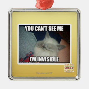 Adorno Metálico Soy invisible