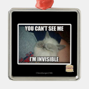 Adorno Metálico Soy invisible