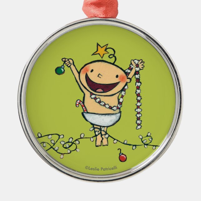 Adorno Metálico ¡Soy un árbol de navidad! (Frente)