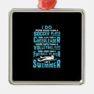 Adorno Metálico Soy Una Piscina Divertida Para Nadar Un Regalo De 
