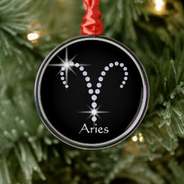 Adorno Metálico Sparkly Diamond Aries