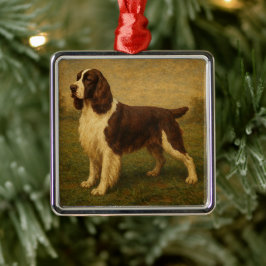 Adorno Metálico Springer Spaniel Inglés
