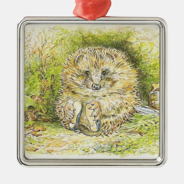 Adorno Metálico Sr. Pricky Pin (Hedgehog) (de Beatrix Potter) (Frente)