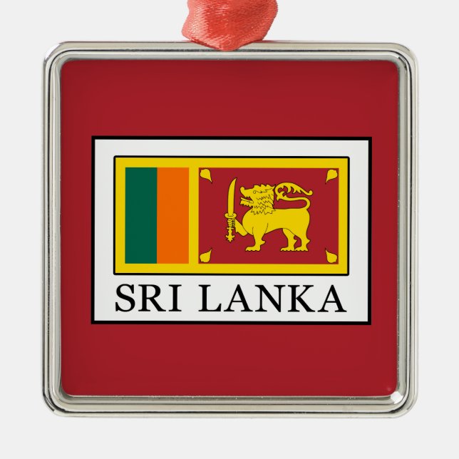 Adorno Metálico Sri Lanka (Frente)