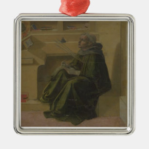 Adorno Metálico St Augustine en su estudio (predela del Barbad