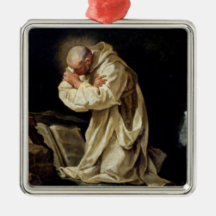 Adorno Metálico St. Bruno que ruega en el desierto, 1763