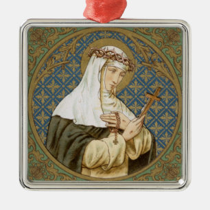 Adorno Metálico St. Catalina de Siena (BK 19)