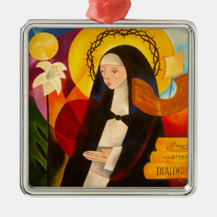 Adorno Metálico St. Catherine de Siena 2007