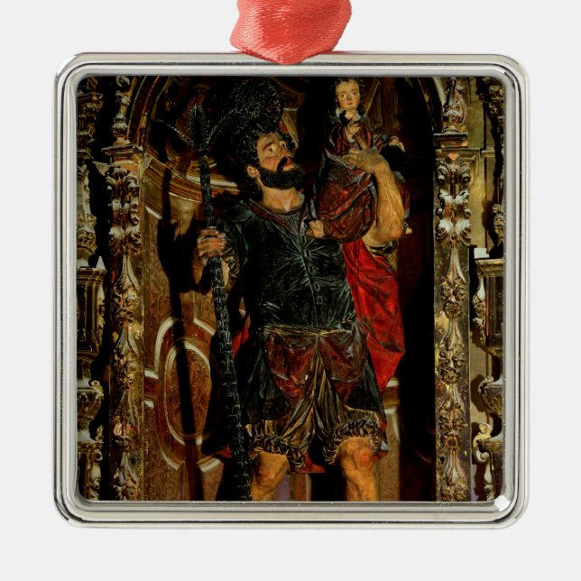 Adorno Metálico St Christopher, 1597 (Frente)