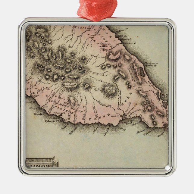 Adorno Metálico St Christophers (Frente)