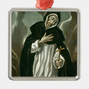 Adorno Metálico St Dominic de Guzman