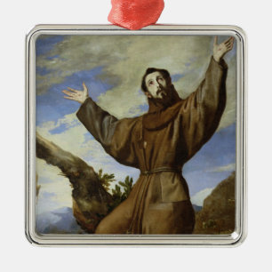 Adorno Metálico St Francis de Assisi 1642