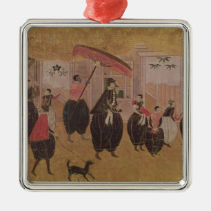 Adorno Metálico St Francis Javier y su comitiva