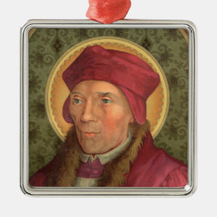 Adorno Metálico St. John Fisher (SAU 025) Premium Square