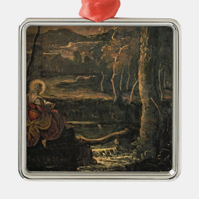 Adorno Metálico St Mary de Egipto en el desierto (Frente)