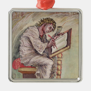 Adorno Metálico St Matthew, de los evangelios de Ebbo