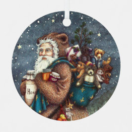 ADORNO METÁLICO ST. NICK EN TEDDY BEAR SUIT, NAVIDADES TEDDIES